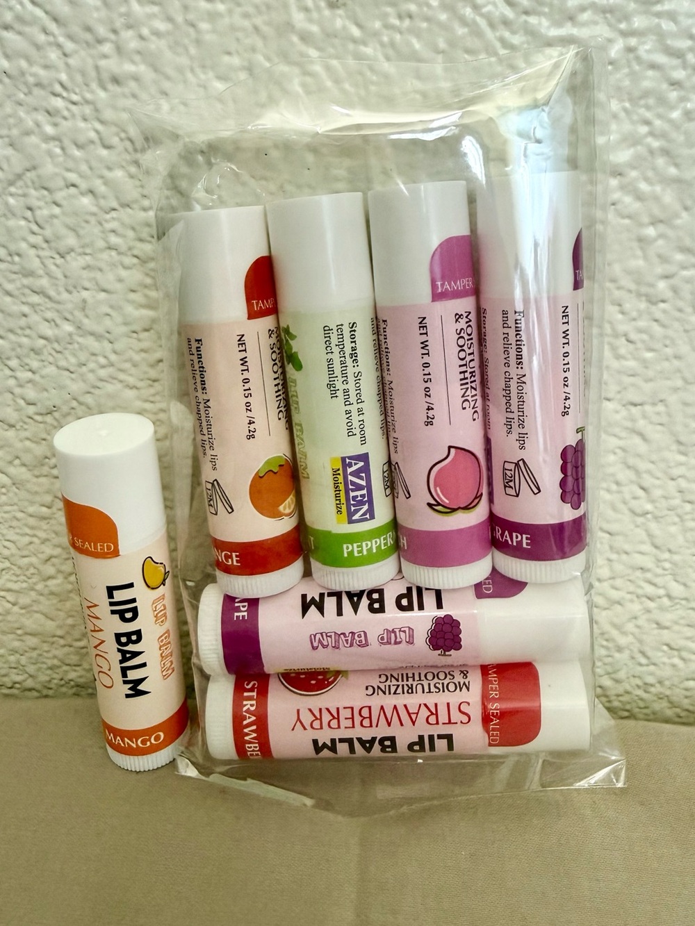 Assorted Fruit Lip Balm Bundle